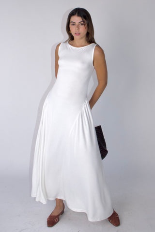 SCG MADE |Rene 船领铜氨混纺长裙