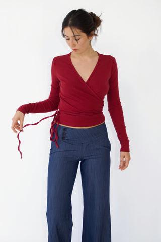 Noémie 90s Wrap Top