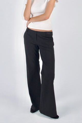 Studio 2000 Low-Rise Striped Trousers