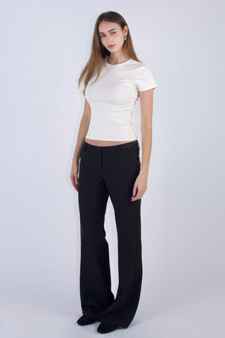 Studio 2000 Low-Rise Striped Trousers