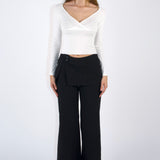 SCG MADE |Tierra Low-rise Striped Layer Pants