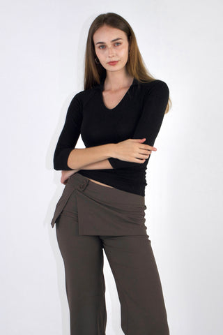 Teresa Polo Long Sleeves Top