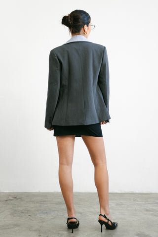 Sloane Tailored Wool Blend Blazer