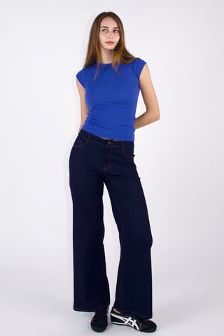 90s Basic Cap Sleeve Cotton Baby Tee