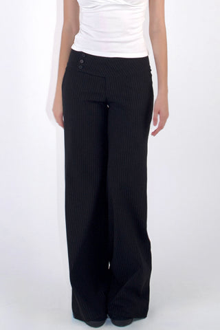 Evelyn Low-rise Striped Trousers