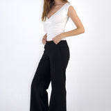 SCG MADE | Evelyn 低腰条纹长裤