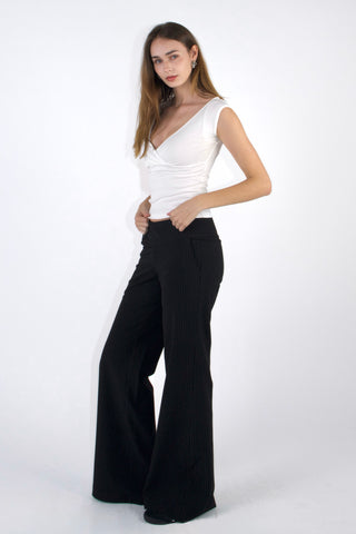 Evelyn Low-rise Striped Trousers