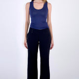 SCG MADE | Evelyn Low-rise Striped Trousers