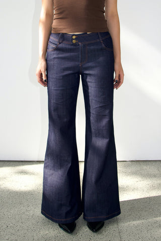 Rita Low-rise Jeans in Dark wash