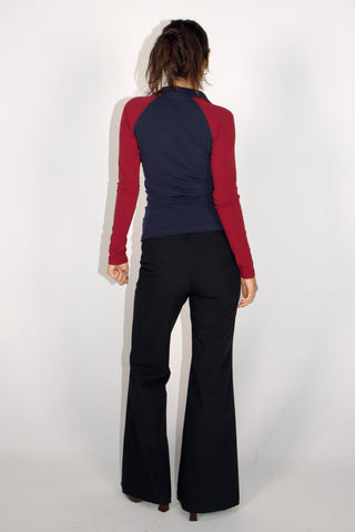 Marley 90s Polo Cotton Long Sleeves Top