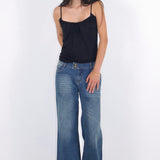 SCG MADE | Rita 浅色水洗低腰牛仔裤