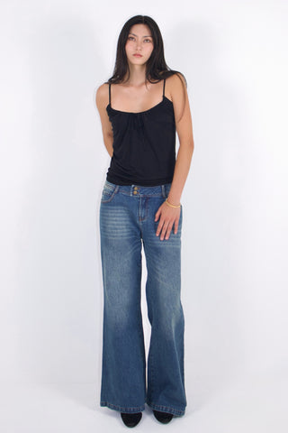 SCG MADE | Rita 浅色水洗低腰牛仔裤