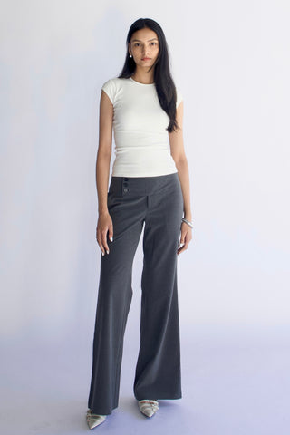 90s Basic Cap Sleeve Cotton Baby Tee