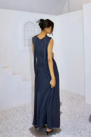 Isla Cupro-blended Maxi Dress