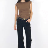 SCG MADE | 90s Basic Cap Sleeve Cotton Baby Tee