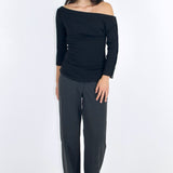 SCG MADE | Greta 3/4 Sleeve Button Cuff Top