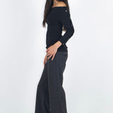 SCG MADE | Greta 3/4 Sleeve Button Cuff Top