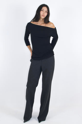 Greta 3/4 Sleeve Button Cuff Top