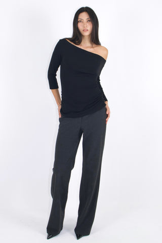 Greta 3/4 Sleeve Button Cuff Top