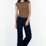 SCG MADE | 90s Basic Cap Sleeve Cotton Baby Tee