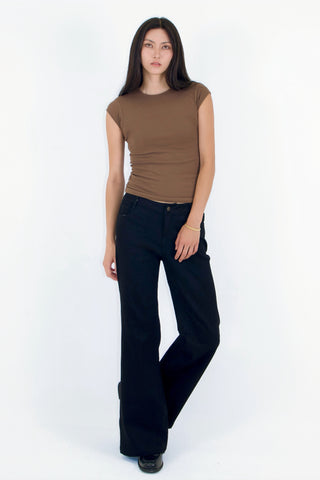 90s Basic Cap Sleeve Cotton Baby Tee