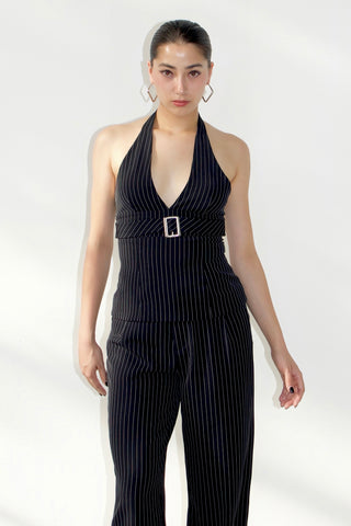 Cassandra Halter-neck top