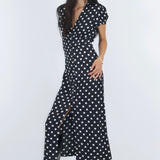 SCG MADE |Sera Button-Front Midi Dress