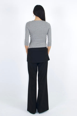 Frankie square neck 3/4 sleeve top