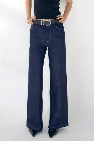 SCG MADE | 深蓝色 Vivienne 牛仔裤