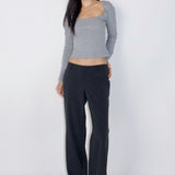 SCG MADE | Margaux Long Sleeve Square Neck Top
