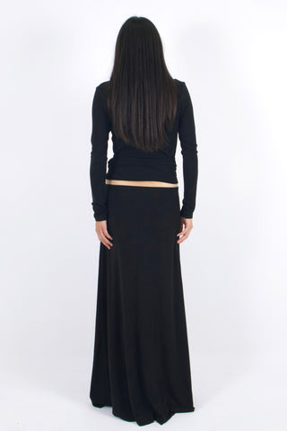 Basic Low-rise Ultra-soft Maxi Skirt