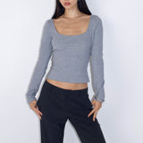 SCG MADE | Margaux Long Sleeve Square Neck Top