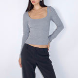SCG MADE | Margaux Long Sleeve Square Neck Top