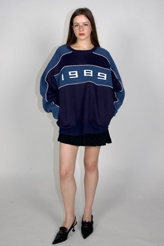 '1989' Ocean Style Oversized Jumper