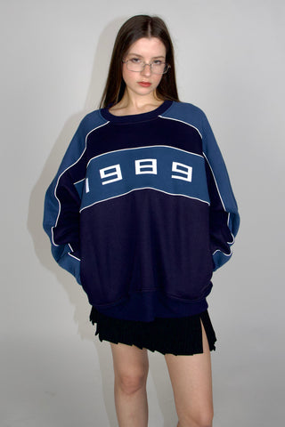'1989' Ocean Style Oversized Jumper