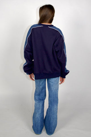 90s Star Print Oversized Jumper