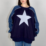 SCG MADE | 90s Star Print Oversized Jumper