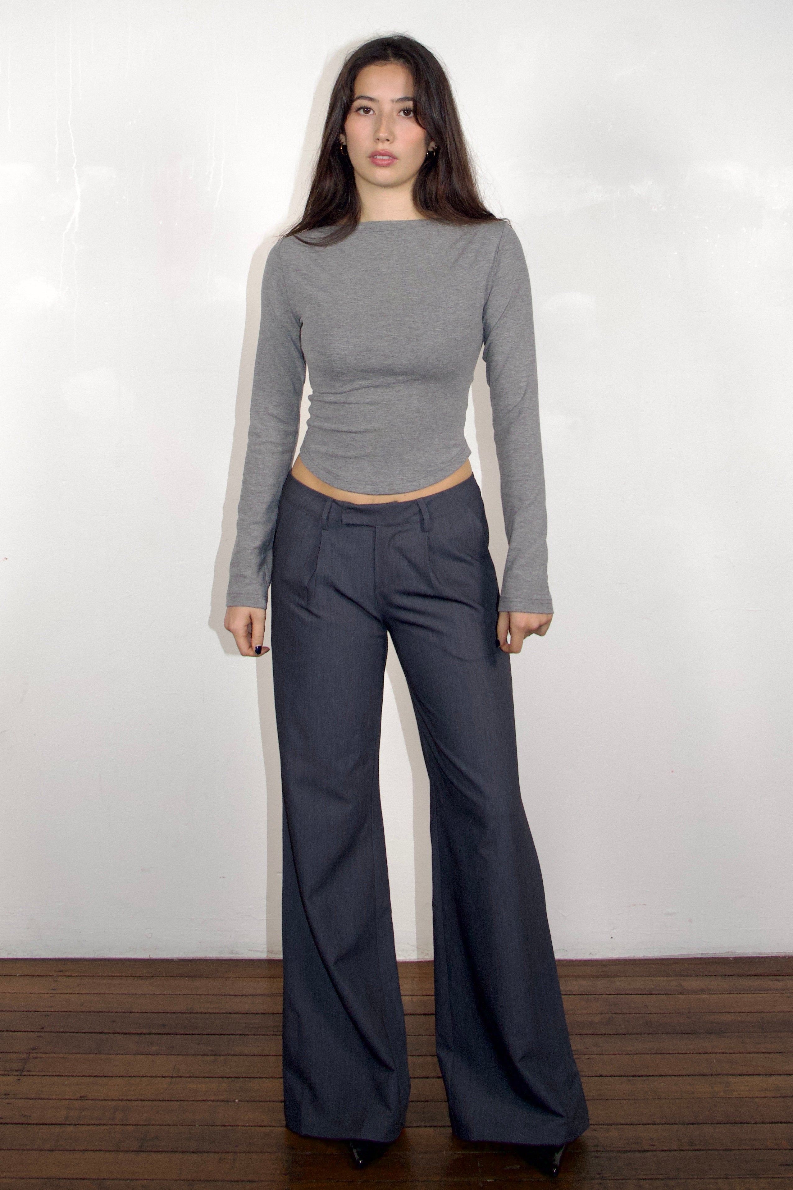 SCG MADE | Irene Mid-rise Wide Leg Trousers