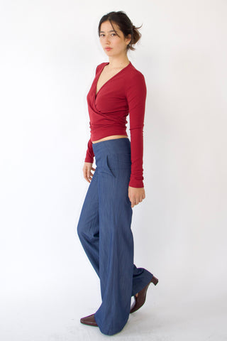 Noémie 90s Wrap Top