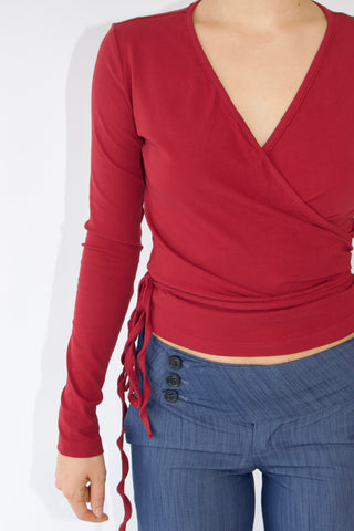 Noémie 90s Wrap Top