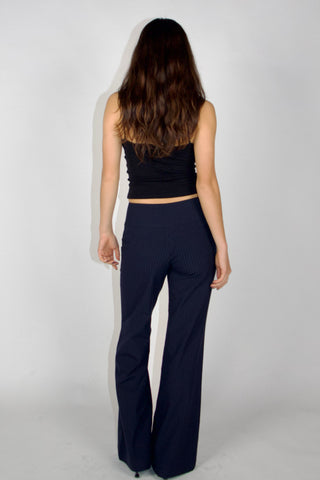 Evelyn Low-rise Striped Trousers