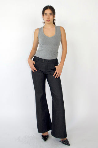 Rita Low-rise Jeans in Black