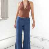 SCG MADE | Rita Low-rise Jeans in Vintage blue