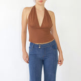 SCG MADE |Lola Halter-neck Cupro top