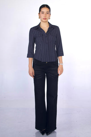 Madison Button-up Cotton Fitted Shirt
