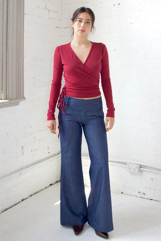 Noémie 90s Wrap Top