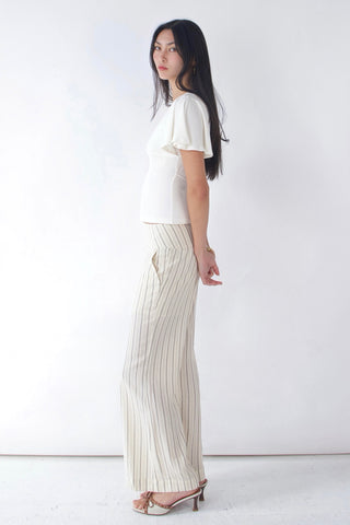 Camille Ruffle Tie-Back Top