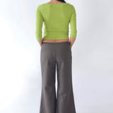 SCG MADE | Evelyn 低腰条纹长裤