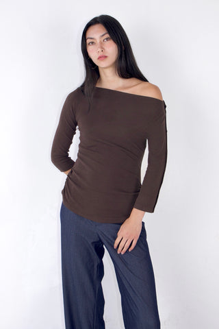 Greta 3/4 Sleeve Button Cuff Top