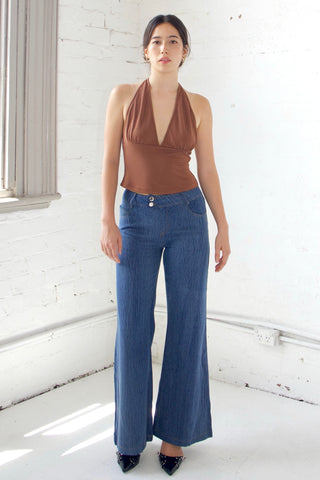 Rita Low-rise Jeans in Vintage blue